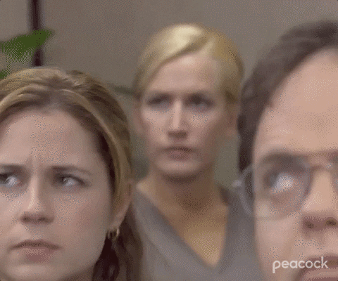 Dwights Speech animated GIF
