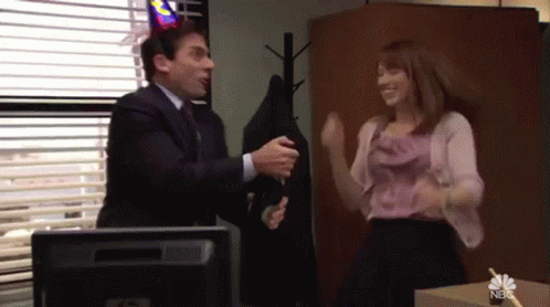 Party Time Michael Scott animated GIF