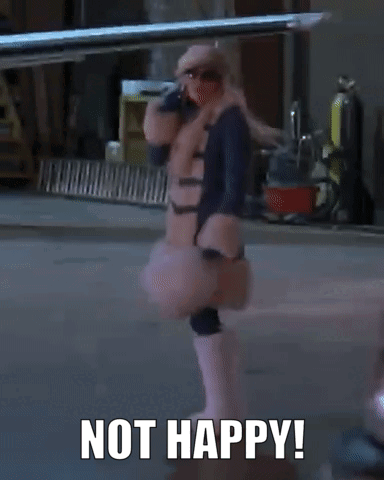Not Happy animated GIF
