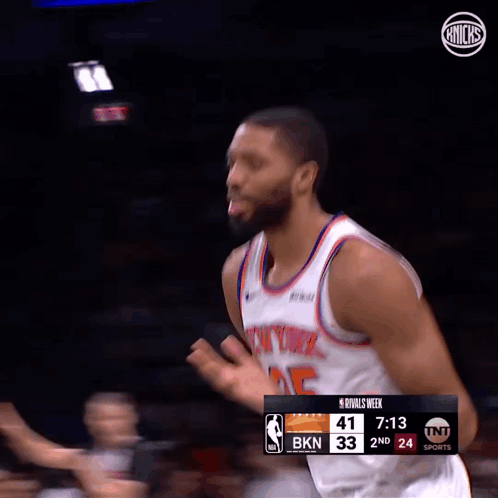 Mikal Bridges Celly animated GIF