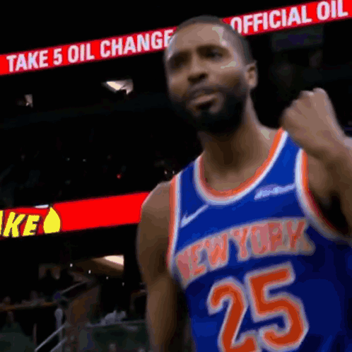 Mikal Bridges Celebration animated GIF