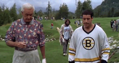 Happy Gilmore Punch animated GIF