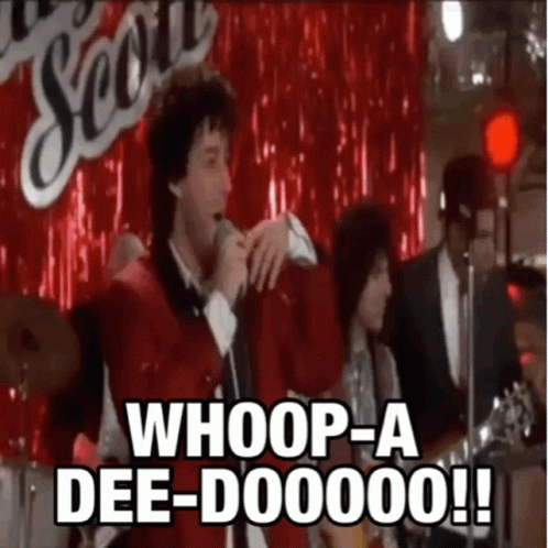 Wedding Singer Whoop animated GIF