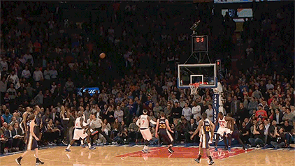 JR Knicks Heartbreak animated GIF