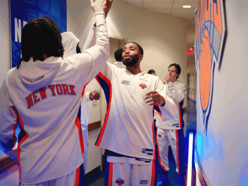 Mikal Bridges Knicks Dance animated GIF