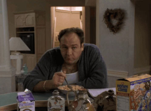 Tony Breakfast animated GIF