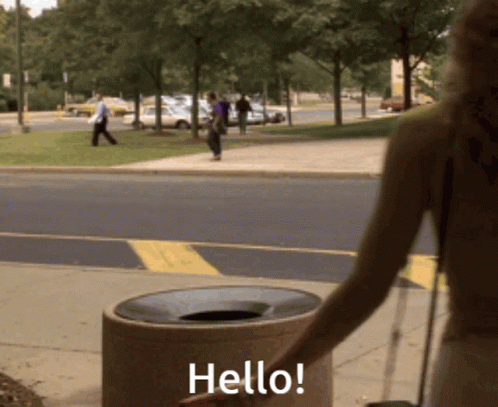 Adriana Hello animated GIF