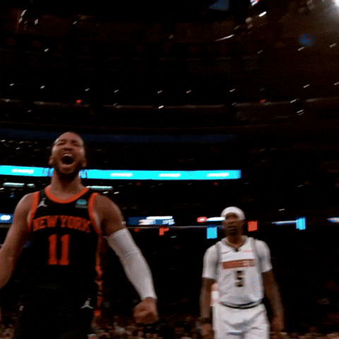 Jalen Brunson Flex animated GIF