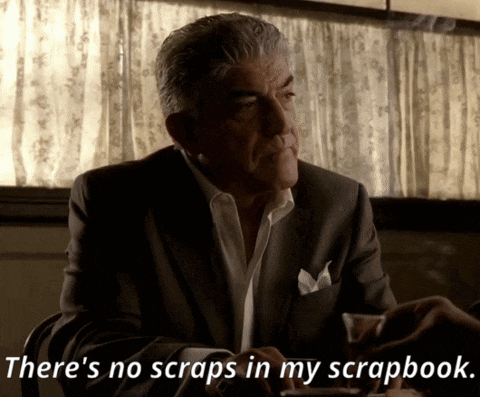 No Scraps In My Scrapbook animated GIF