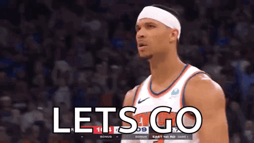 Josh Hart Lets Go animated GIF