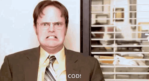 Dwight Scream animated GIF
