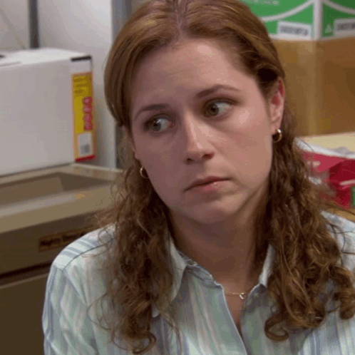 Pam Disapproves animated GIF