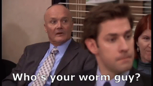 Worm Guy animated GIF