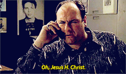 Oh Jesus H Christ animated GIF