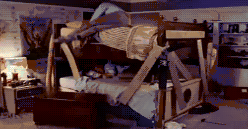 Bedroom Chaos animated GIF