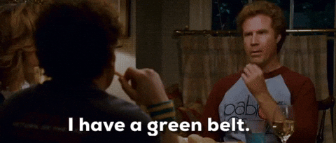 Green Belt animated GIF