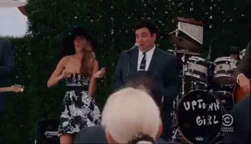 80s Billy Joel animated GIF