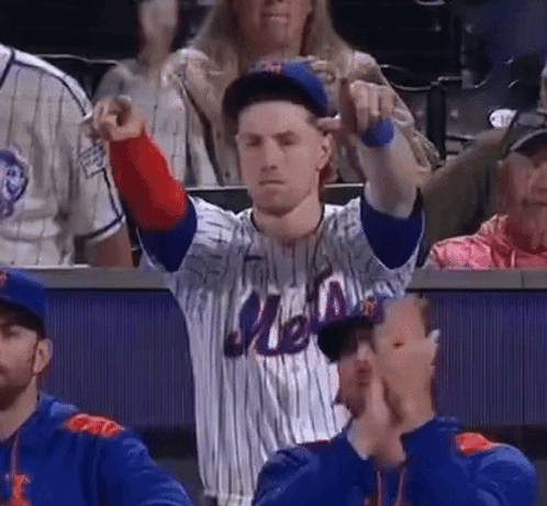 Brett Baty Salute animated GIF