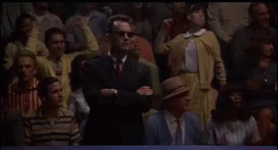 Mr. White Fist Pump animated GIF