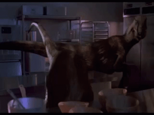 Velociraptor Stalk animated GIF