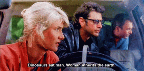 Woman Inherits The Earth animated GIF