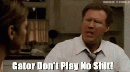 Gator Doesn't Play animated GIF