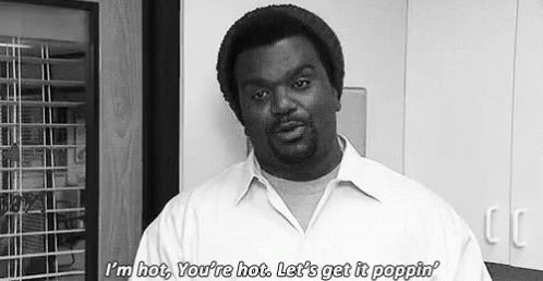 Darryl Lets Get It Poppin animated GIF