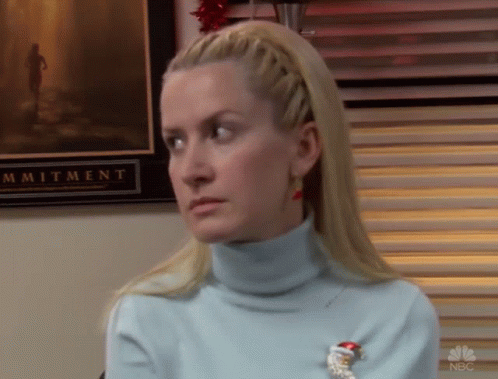 Angela Side Eye animated GIF
