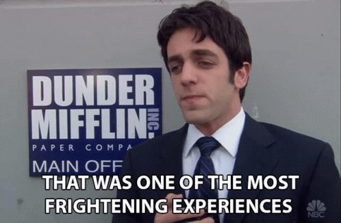 Ryan Frightened animated GIF