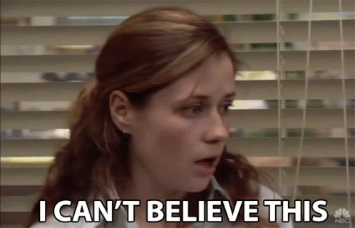 Pam Cannot Believe This animated GIF