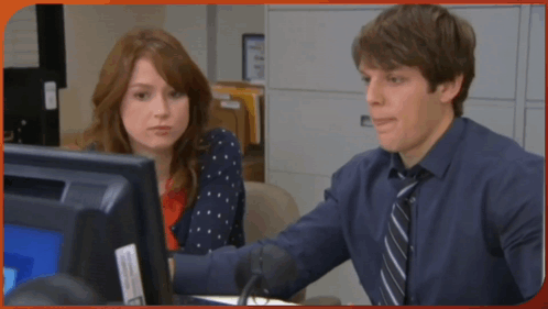 Erin And Pete I Do Not Know animated GIF