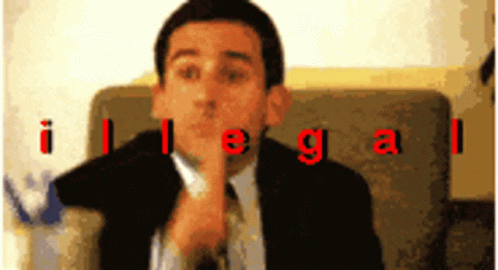 Michael Illegal animated GIF