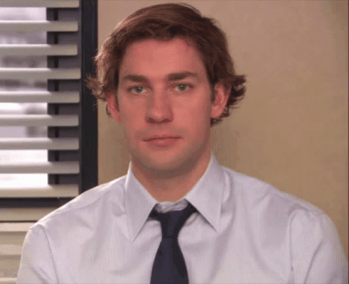Jim Scared animated GIF