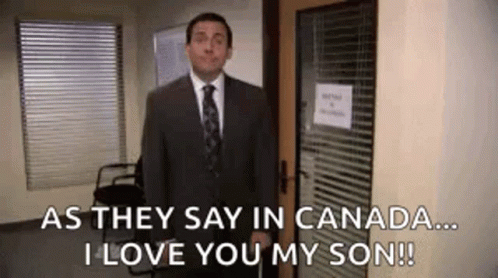 Michael Bowing animated GIF