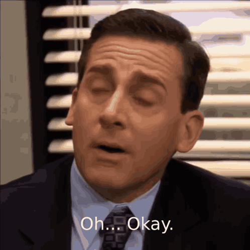 Michael Sad Okay animated GIF