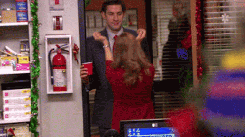 Pam And Jim animated GIF