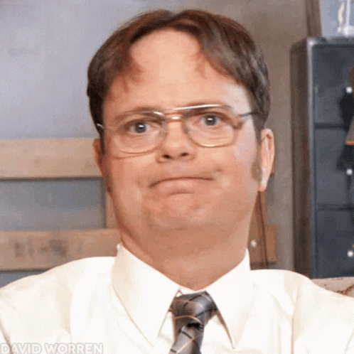 Dwight Exactly Right animated GIF
