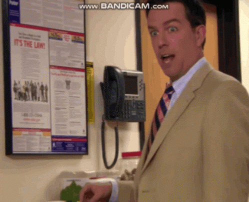 Andy Bernard Tea animated GIF