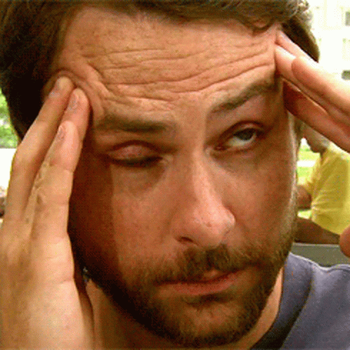 Charlie Confused And Tired animated GIF