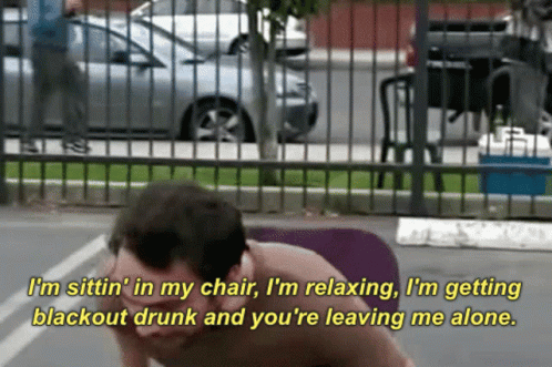 Charlie Drunk Relaxing animated GIF