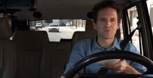 Dennis Driving Rant animated GIF