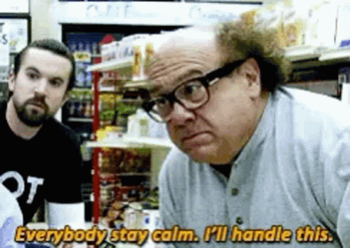 Frank Stay Calm animated GIF