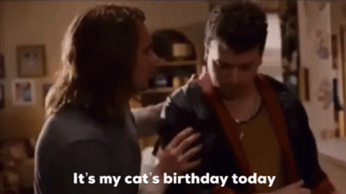 Cats Birthday animated GIF