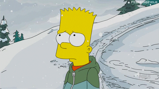 The Simpsons Bart Simpson Reaction animated GIF