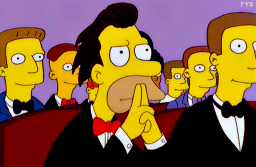 Reaction The Simpsons animated GIF
