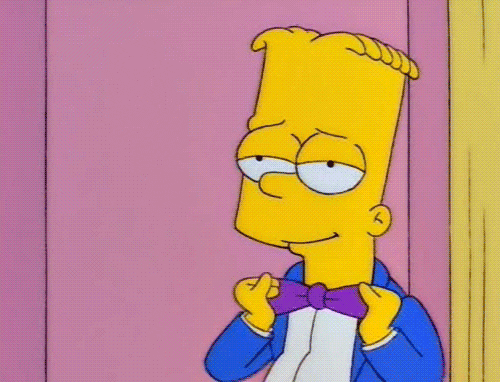 The Simpsons Bart Simpson animated GIF