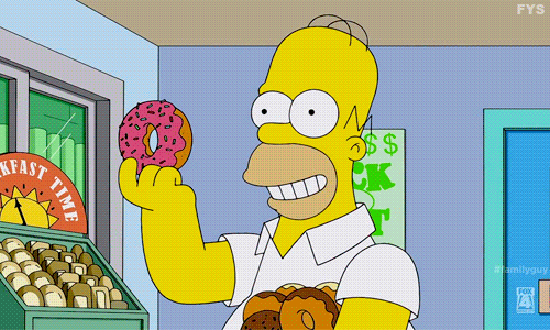 Homer Simpson The Simpsons Reaction animated GIF