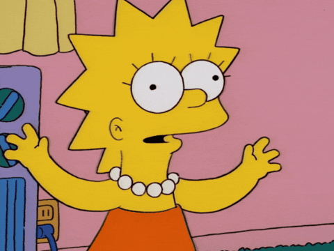 The Simpsons Lisa Simpson Los animated GIF