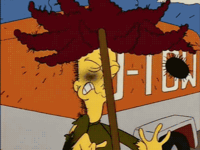 The Simpsons Sideshow Bob animated GIF