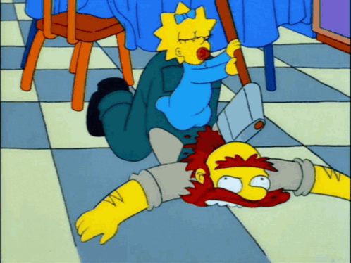 The Simpsons Disturbing Universe animated GIF